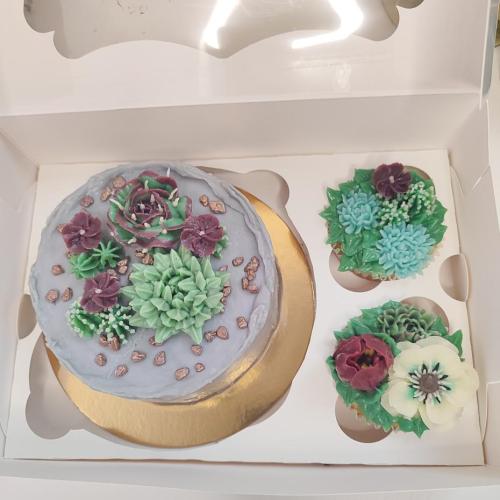 Kaktusový bento box , Tesserts, torta