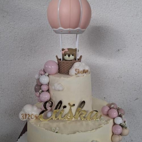 Krstinová doboška s mackom , Bejč, torta