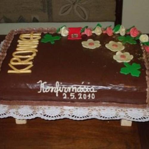 čokoládová torta - kniha