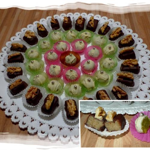 Pralinky ... orechove a pistaciove