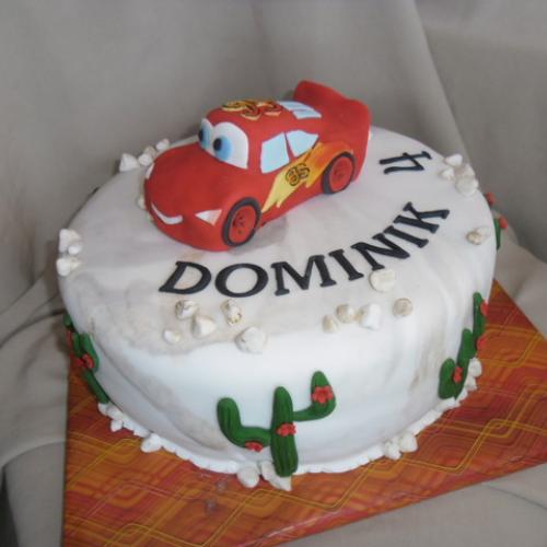 Mc Queen na torte
