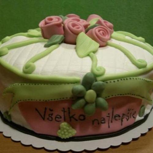 Tortička z ružičkami 2