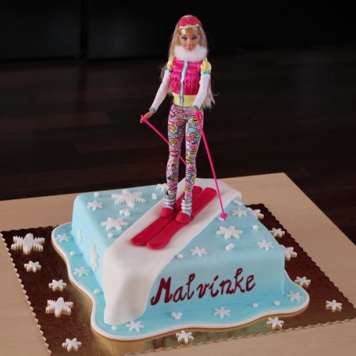 Barbie lyžiarka