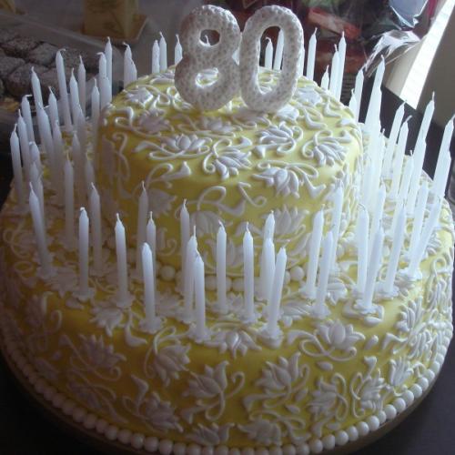 torta patchwork na 80-tku