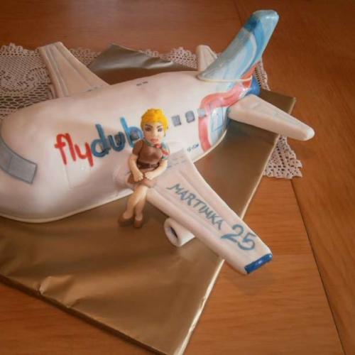 Lietadlo Flydubai s letuškou Martinkou