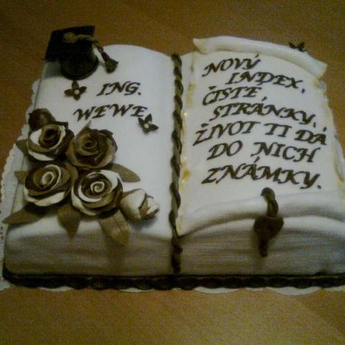 Torta k promóciám