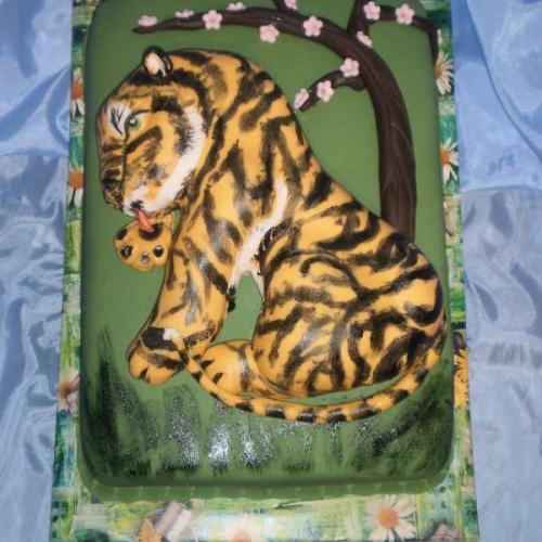 reliéf  - sibírsky tiger