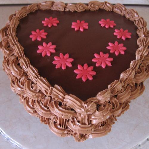 čokoládová k Valentínu