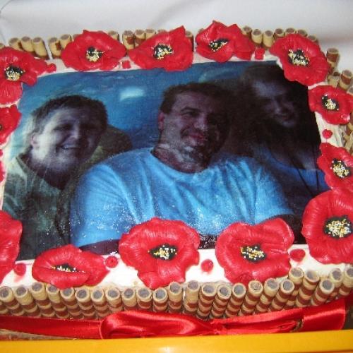 Torta s divými makmi