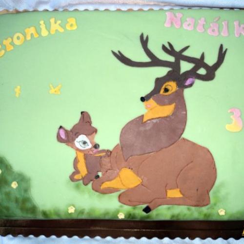 bambi a jeleň