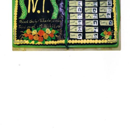 Torta na stužkovú slávnosť pre neter