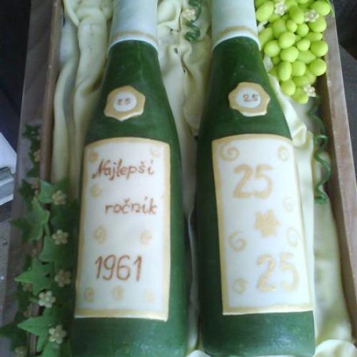 dve fľaše