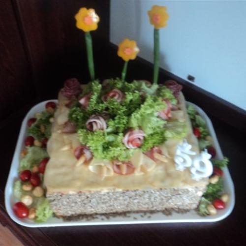 slaná torta