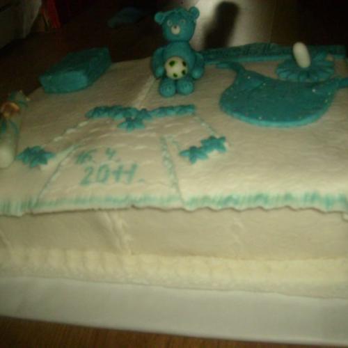 vanilkovo - mandarinková torta 