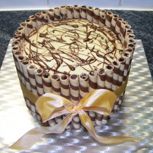 Torta s trubičkami
