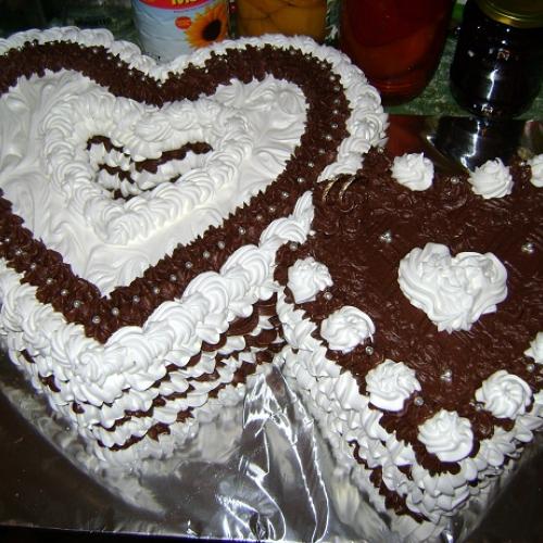 penova torta - srdcia