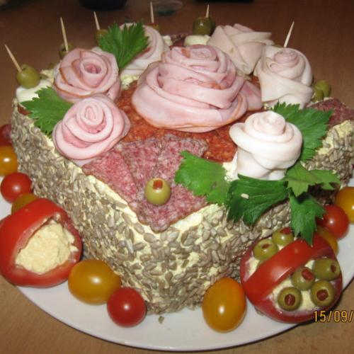 slaná torta