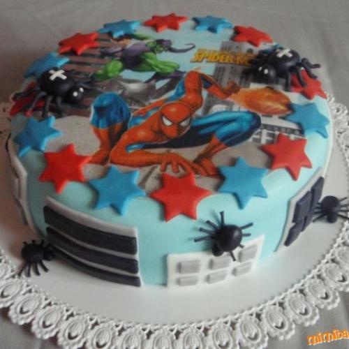 Spiderman - jedlý obrázok