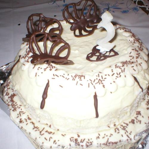 bananova torta na 2 roky