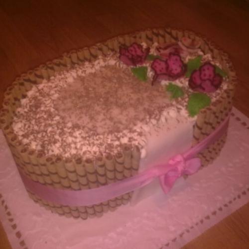 tvarohovo šlahačková torta