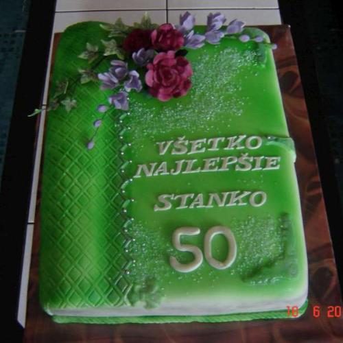 kniha na 50 v zelenom