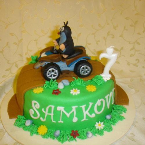 Krtko na štvorkolke