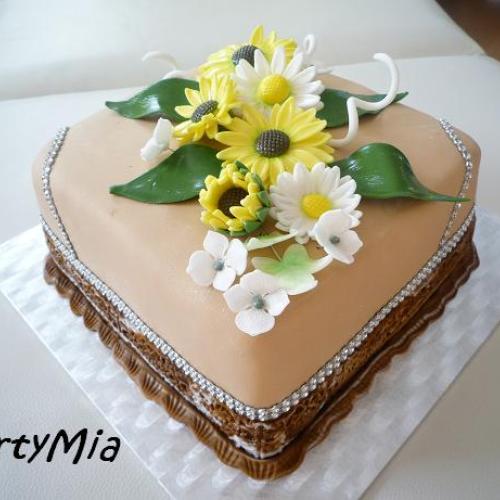 Torta na malé stretnutie spolužiakov