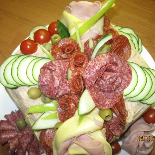 slaná torta