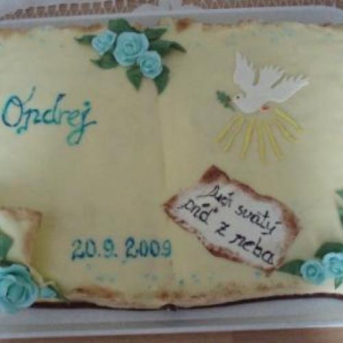 torta na birmovku 2. 
