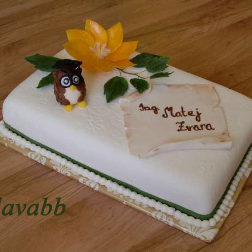 Na promocie - torta 85