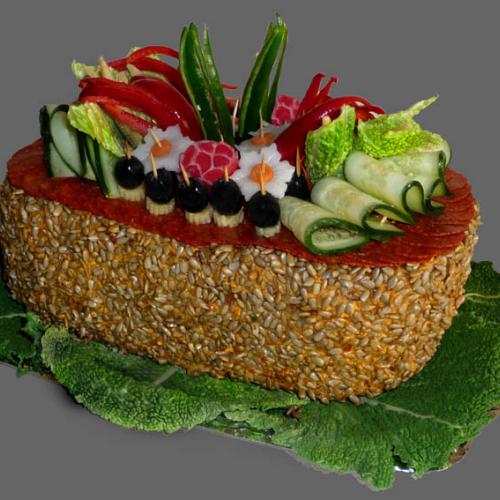 Slaná torta - obdĺžník