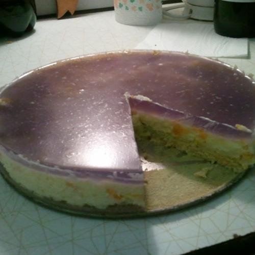 farebne trasena torta - rychlovecka pre deti