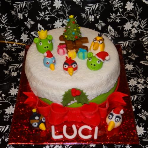 Vianočné Angry Birds