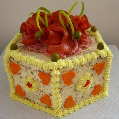 slaná torta