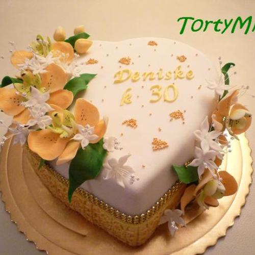 Torta s orchideami