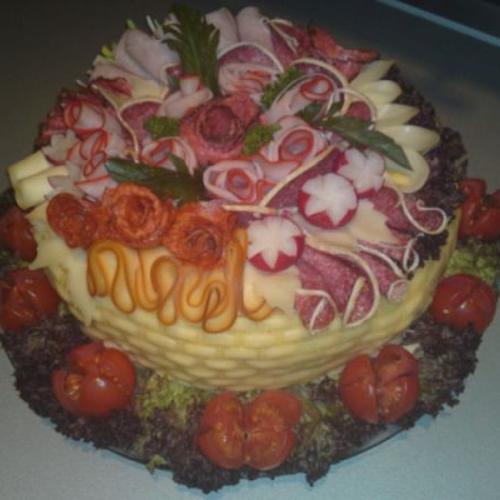 slaná torta - narodeninová