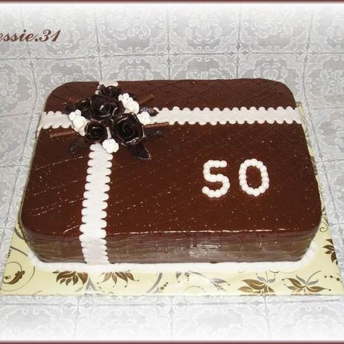 Dobošová s čokopolevou na 50ku