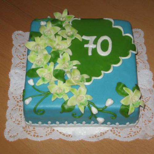 Narodeninová torta 70