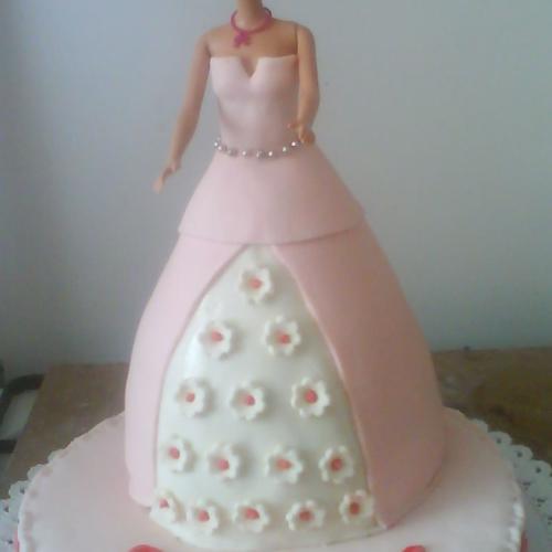 moja prvá barbie tortička