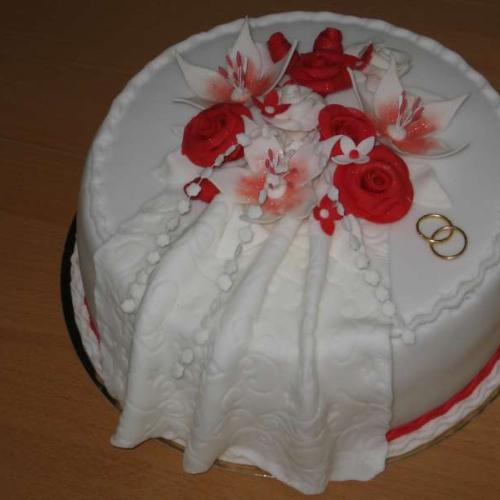 Malá svadobná torta