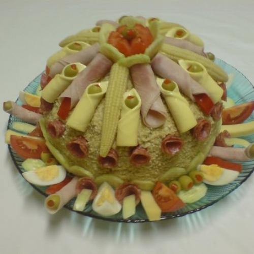 Slaná torta pre priateľa 