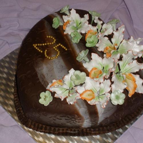Srdce s orchideami