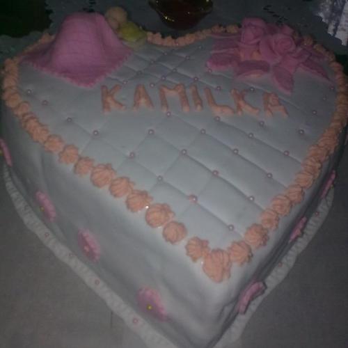 Torta pre krstniatko Kamilku :)