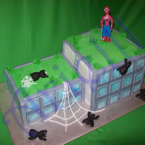 Spiderman hrající golf