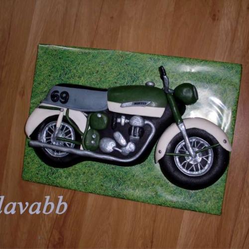 Motorka NORTON - torta 115