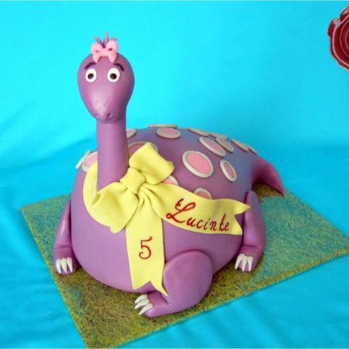 Fialový dino pre Lucinku