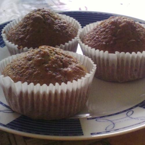Jablkovo-makové muffiny