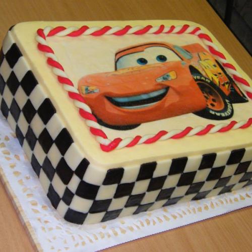 Torta auto s oplátkou, ananásový krém 7 kg
