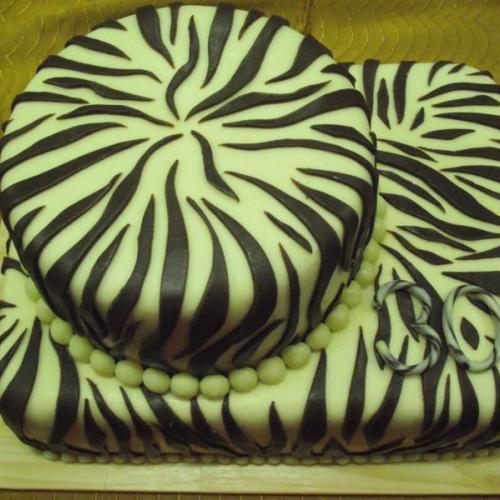 Zebra torta narodeninová