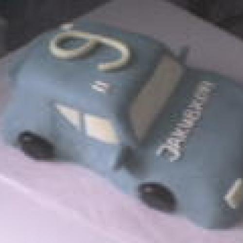 auto modré